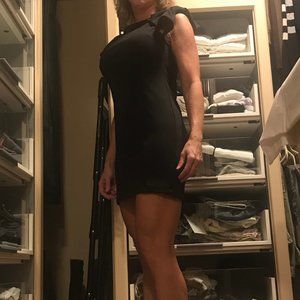 Black stretchy dress